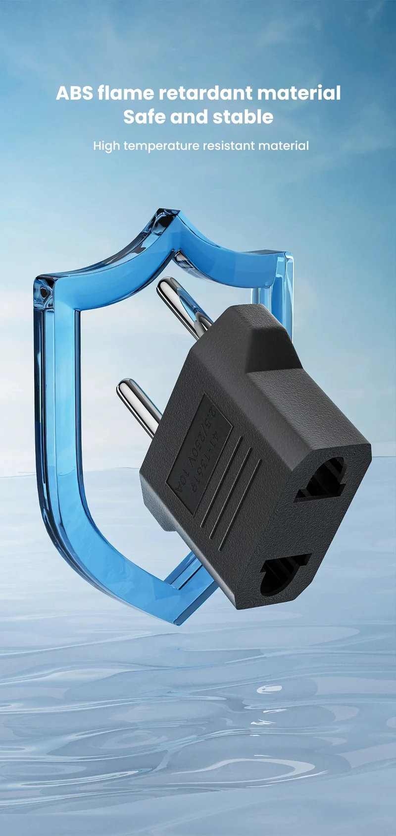 3/5/10pcs Mini US To EU Plug Converter America European Travel Charger Adapter AC Outlet 4.8mm/4.0mm US to EU Converter Socket