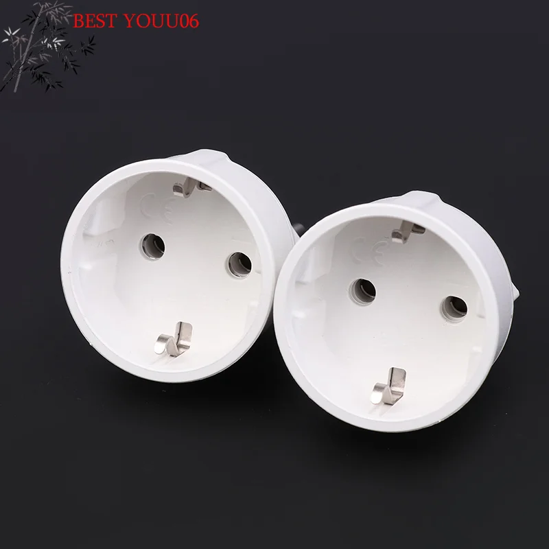 (YOUU06)1pc Embedded Swiss Adapter Converter Plug EU DE Germany Socket 3Pin Swiss Plugs Adaptor Swiss Plug Turn To French Plug
