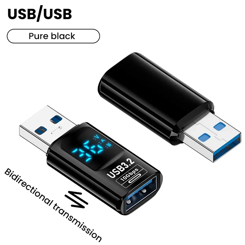 120W USB 3.2 Digital Display Adapter 10Gbps USB 3.2 to Type C Adapter USB Male To USB Female Converter For PC Laptop OTG Adapter