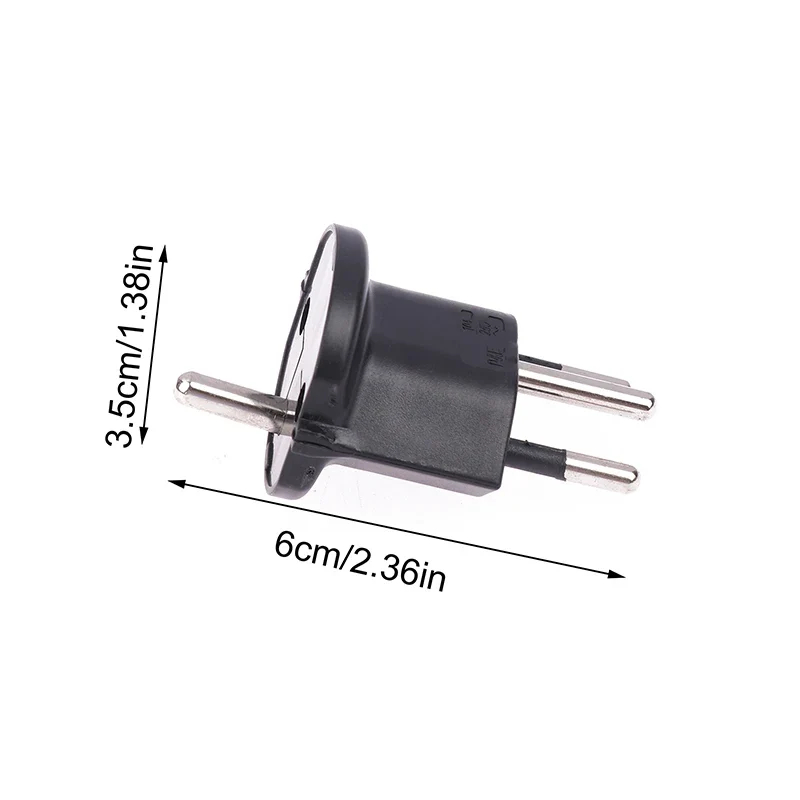1PC Plug Travel Adapter Europe German TO Swiss Plugs 10A 250V Power Plug EU To Switzerland Electrical Plug Adapter
