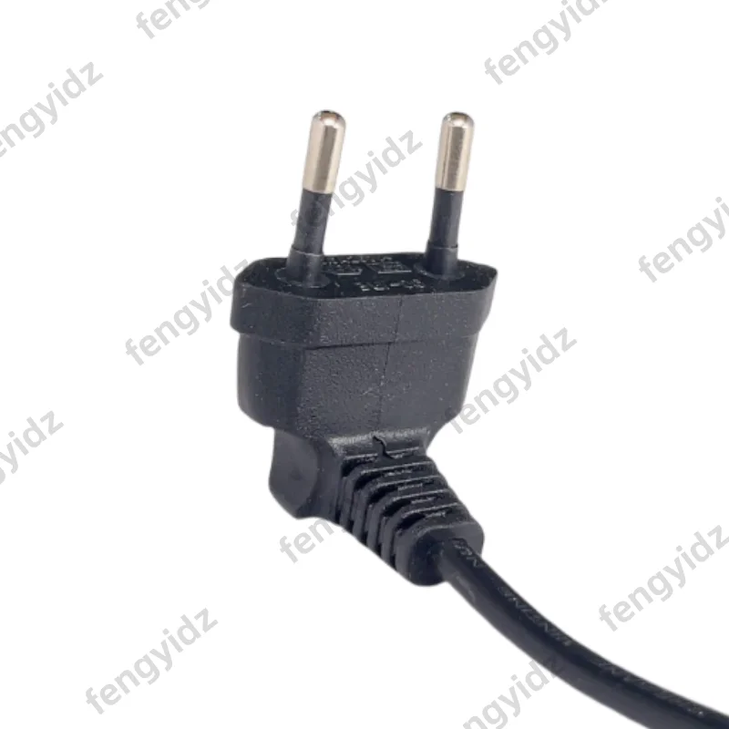 Europea 90 Degree Male Plug To Female Socket Power Extension Cable For PC Computer PDU 0.3m/0.6m EU 2Prong Bend Angled Cord