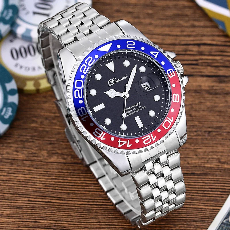 Denvosi Stainless Steel BRAND Luxury Quartz Watches for Men OEM Sales Montre Quartz Pour Homme