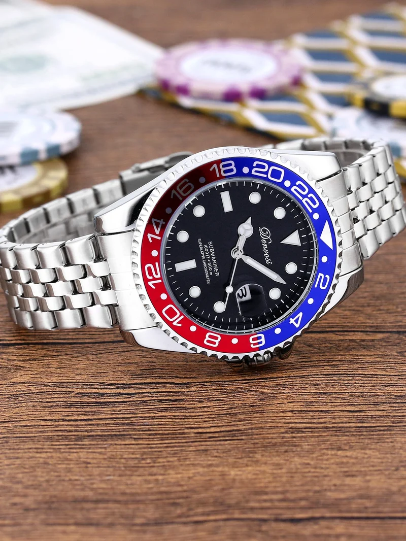 Denvosi Stainless Steel BRAND Luxury Quartz Watches for Men OEM Sales Montre Quartz Pour Homme