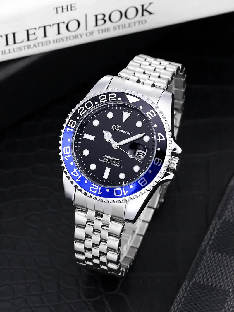 Denvosi Stainless Steel BRAND Luxury Quartz Watches for Men OEM Sales Montre Quartz Pour Homme
