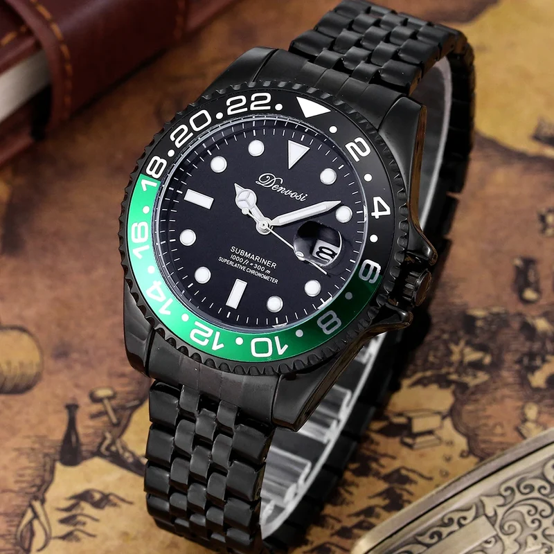 Denvosi Stainless Steel BRAND Luxury Quartz Watches for Men OEM Sales Montre Quartz Pour Homme