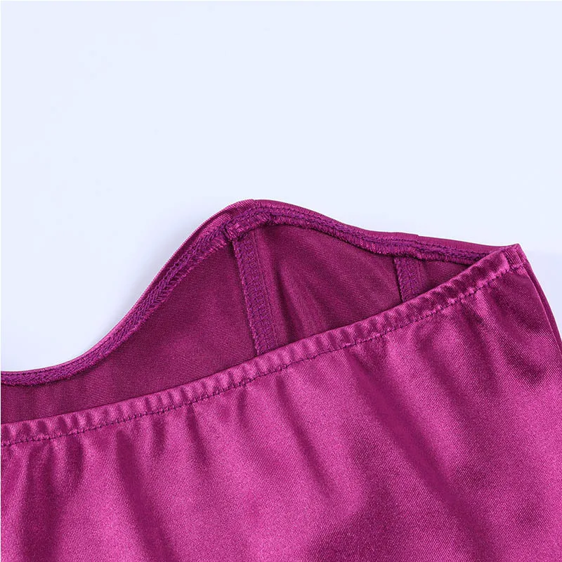 Sexy Women Tube Tops Solid Sleeveless Slim Skinny Corset Cropped Top 2024 Summer Casual Elegant Female Strapless Vest