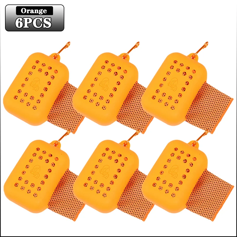 10PCS Portable Mini Silica Gel Set Cold Towel Polyester Fiber Outdoor Cooling Towel Fitness sports gym Run quick Dry Cool Towel