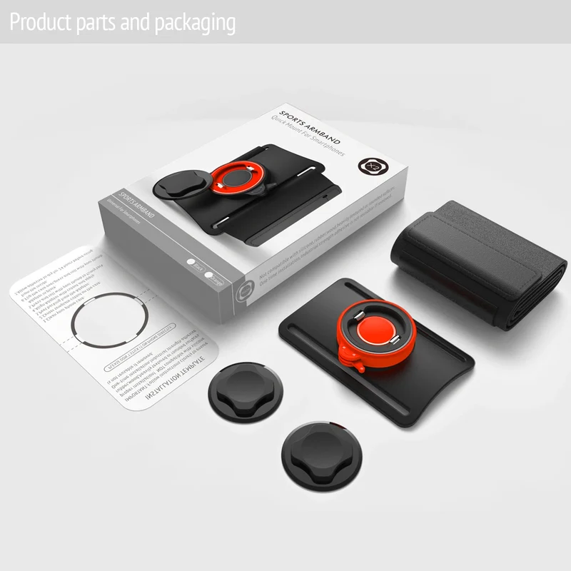 Outdoor Wristband Armbands Phone Holder Running Climbing Fitness Arm Band Wrist Case Stand Lock Men Women for iPhone Xiaomi