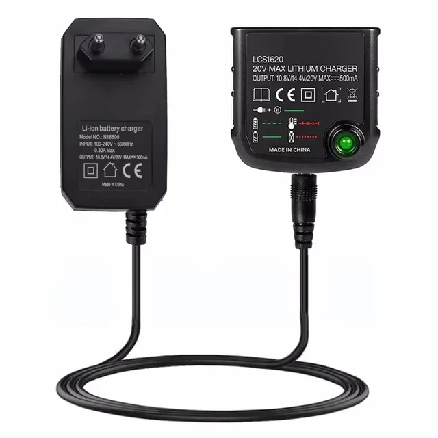 Lithium Battery Charger For Black&Decker 10.8V 14.4V 18V 20V Serise LBXR20 Electric Drill Screwdriver Battery Charging Tool