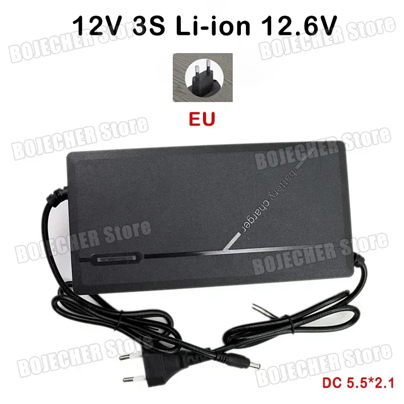 36V 48V 60V 72V Charger 2A 3A 5A 10S 13S 16S 20S Li-ion Battery Pack 42V 54.6V 67.2V 84V Ebike Intelligent Fast Charging EU Plug