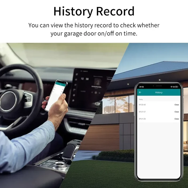 Tuya WiFi Zigbee Garage Door Opener Controller Smart Gate Opener Module Smart Life APP Alexa Google Home Alice Voice Control