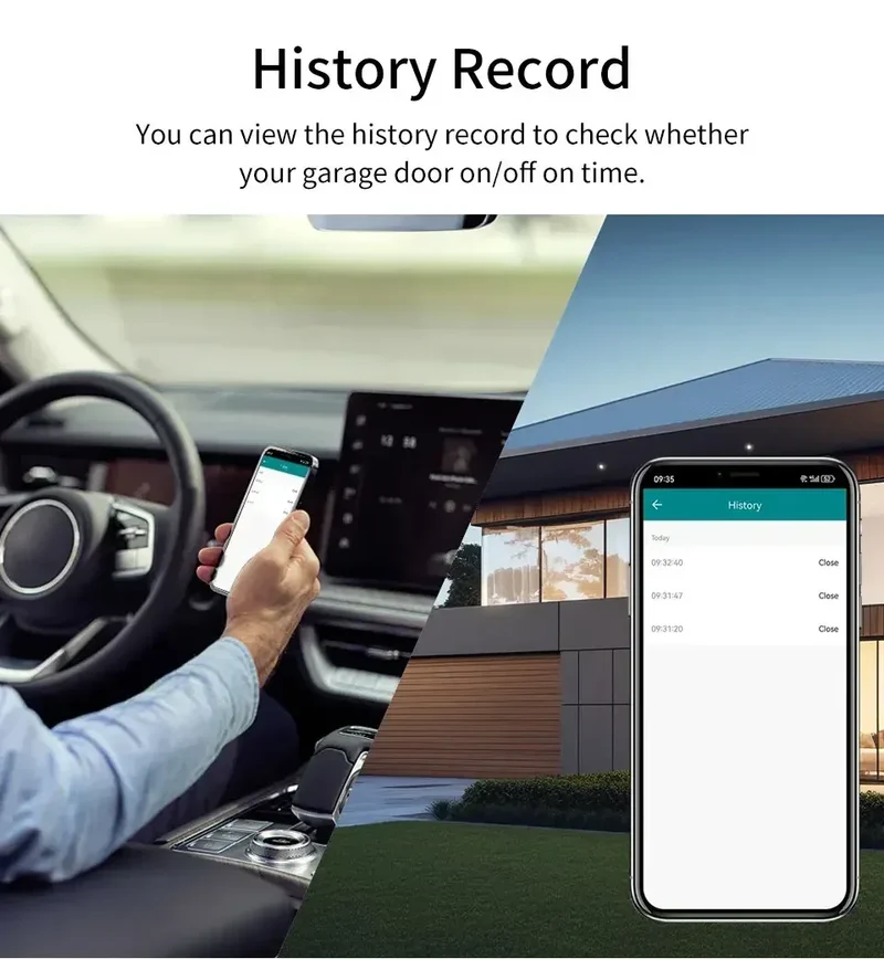 Tuya WiFi Zigbee Garage Door Opener Controller Smart Gate Opener Module Smart Life APP Alexa Google Home Alice Voice Control