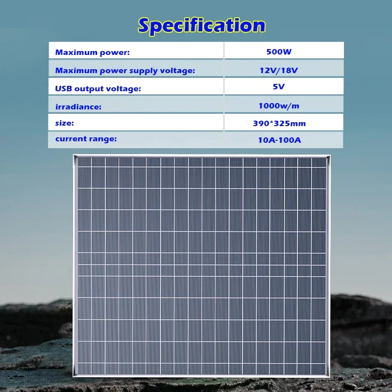 1000W Solar Kit 12V Easy Setup 1000W Solar Kit | Plug&Play 12V Power 2×500W Panels | No Wiring Hassle for Beginners for Home/RV