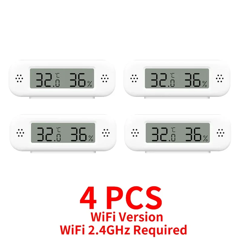 Tuya WiFi Zigbee 3.0 Temperature Humidity Sensor Hygrometer Thermometer App Remote Monitor Work With Yandex Alexa SmartLife