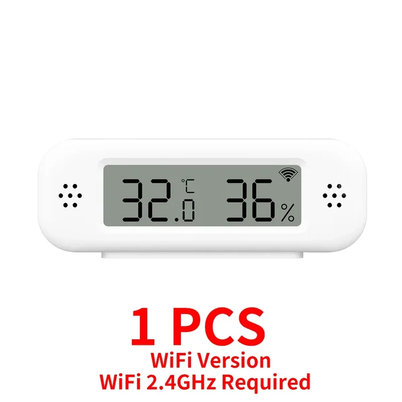 Tuya WiFi Zigbee 3.0 Temperature Humidity Sensor Hygrometer Thermometer App Remote Monitor Work With Yandex Alexa SmartLife