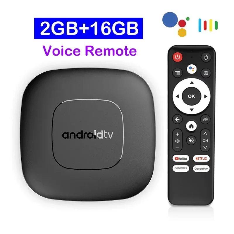 Smart TV Box 8GB 128GB Android 14 ATV Allwinner H313 Google Assistant 8K Video 4k HDR10 Media Player T1 Very Fast Set Top Box
