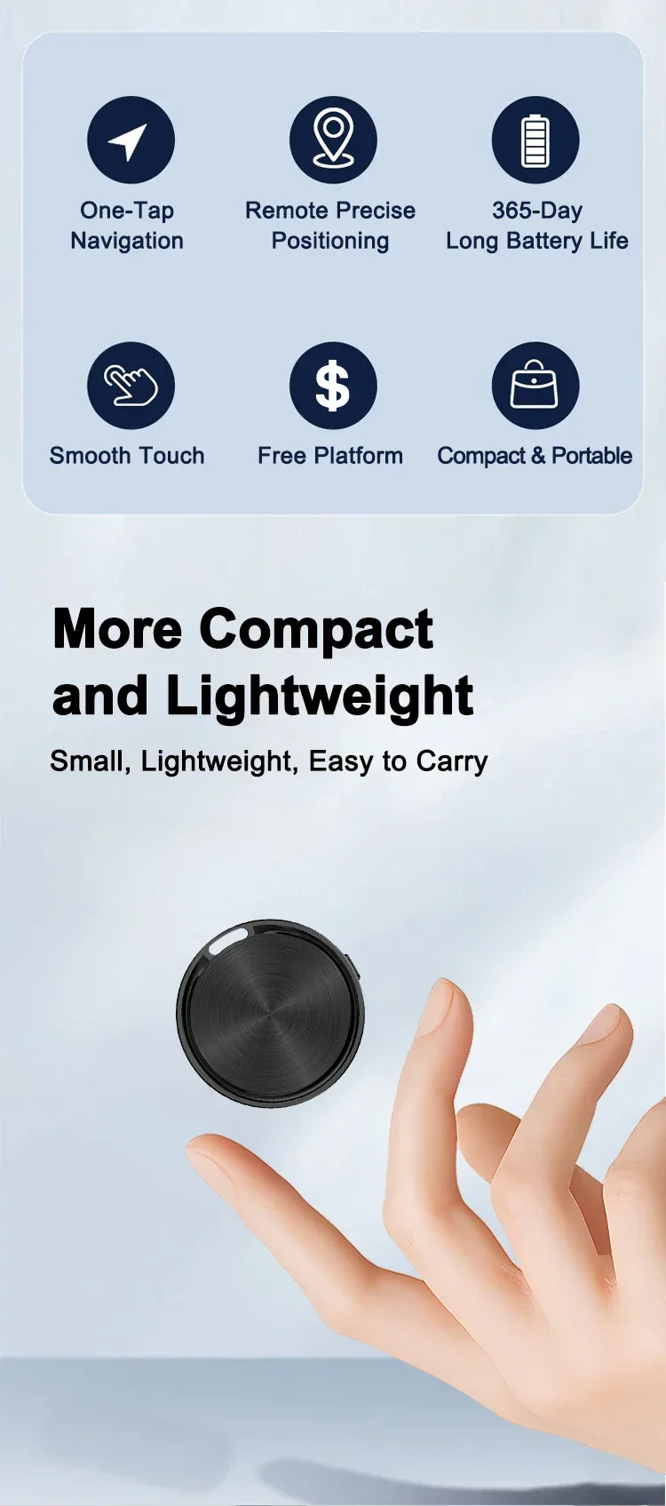 Bluetooth Gps Tracker Android Google Find My Device Anti-Lost Wallet Gps Tracker Airtag Holder Smart Home Products Smart Life