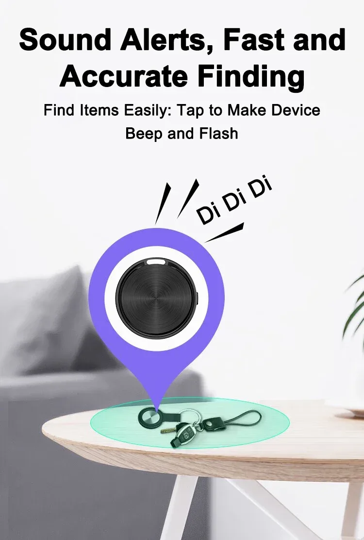 Bluetooth Gps Tracker Android Google Find My Device Anti-Lost Wallet Gps Tracker Airtag Holder Smart Home Products Smart Life