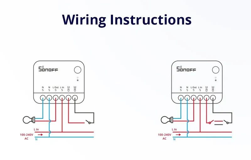 Sonoff Mini R4 Extreme Wifi Smart Switch Interruptor with Relay On-Off DIY Switch Module eWelink APP Control Works with Alexa