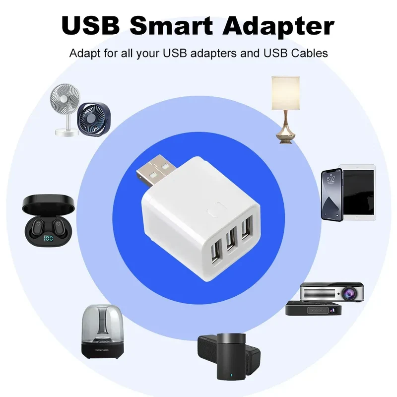 Tuya Smart WiFi/Zigbee Micro USB Adaptor Switch 5V Mini 1 2 3 USB Power Adaptor Smart Life Control Via Alexa Google Yandex Alice