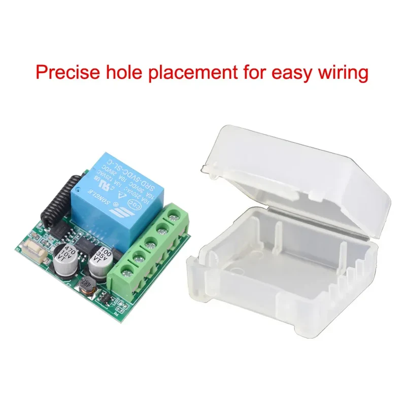 DC 12V 433Mhz RF Wireless Remote Control Switch Relay 1CH Receiver Module For LED Door Electromagnetic Lock Smart home DIY