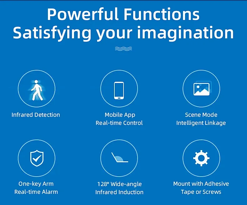 WiFi Zigbee PIR Motion Sensor Smart Home Human Body Infrared Detector Security Smart Life Works With Alexa Google Home