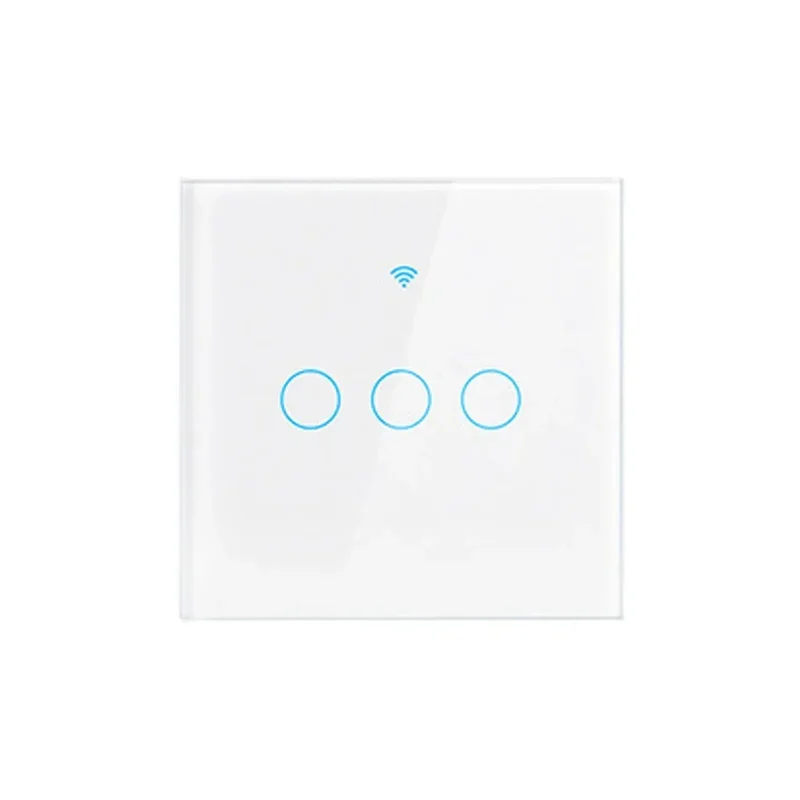 Tuya Wifi EU Smart Switches 1/2/3/4Gang Touch Light Switch Wall Sensor 433mhz RF Switches Smart Life for Alexa Google Home Alice
