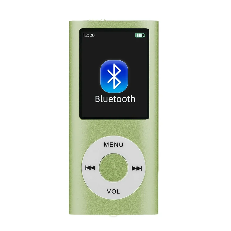 MP3 Player with Earphone Data Cable Stylish Multifunctional Lossless Sound Slim 1.8 Inch LCD Screen Portable MP3 Music Players