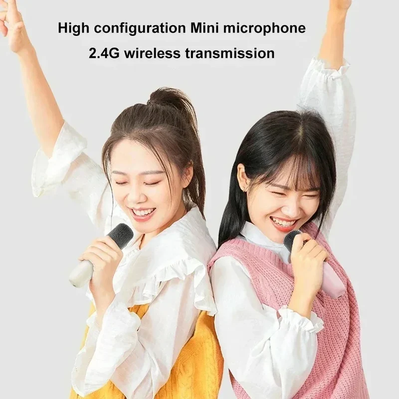 Karaoke Wireless Portable Bluetooth Speaker With Microphone Machine Mini Lamp Caixa De Som Sound Box Music Small Blootooth Mp3