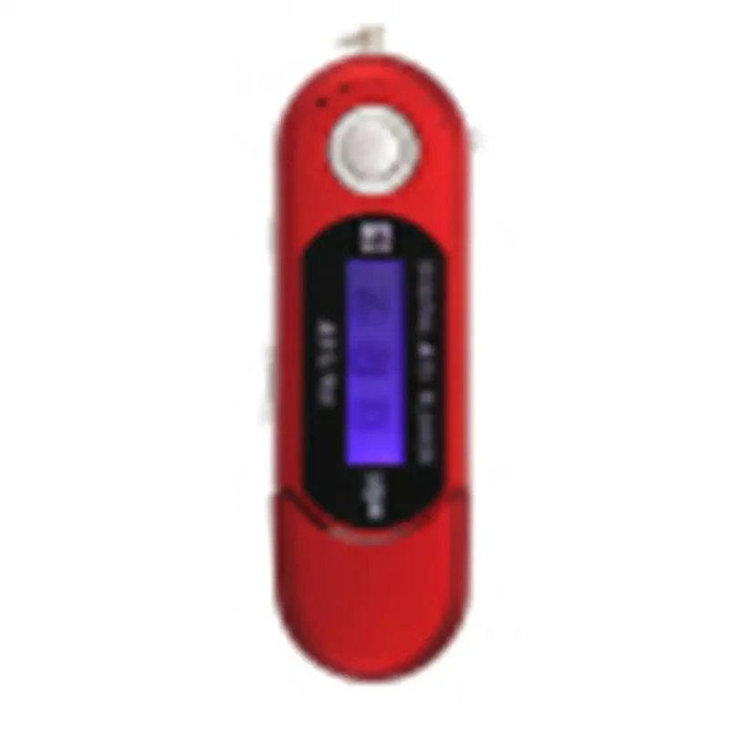 MP3 Mini Player Support 32G TF Card Flash Drive Lightweight LCD Music Player 3.5mm Audio Jack One Finger Control with Card Slot