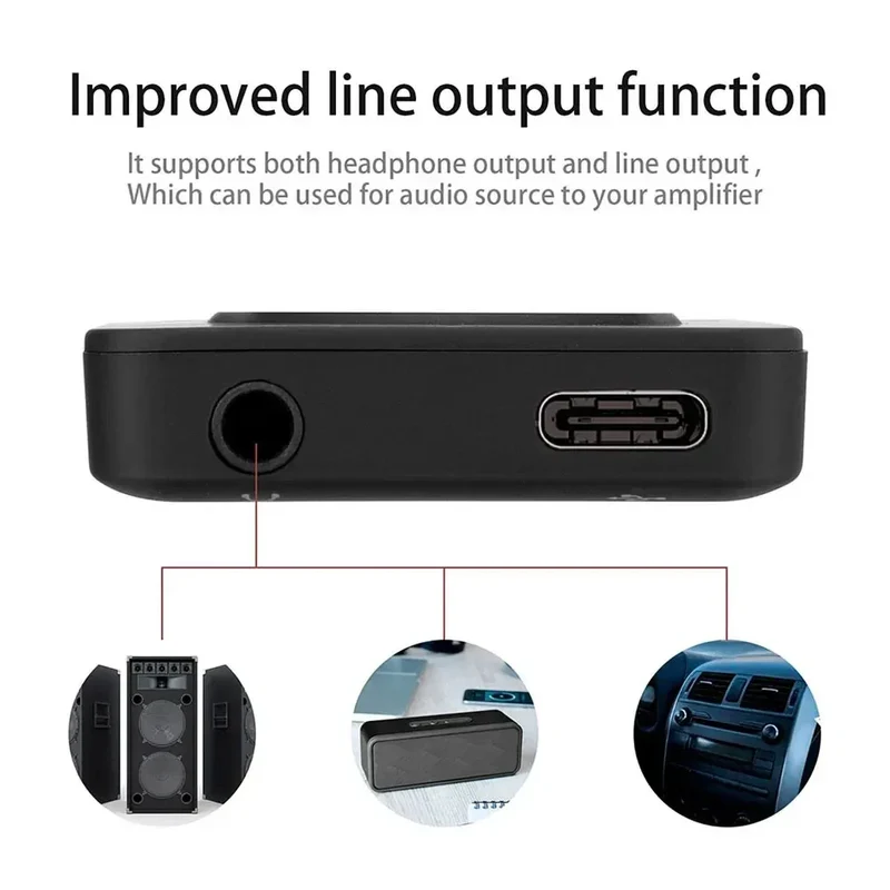 MP3 Player Portable Music Player Bluetooth 5.4 Music Stereo Player 1.8 inch Screen Support FM Radio E-Book Recording