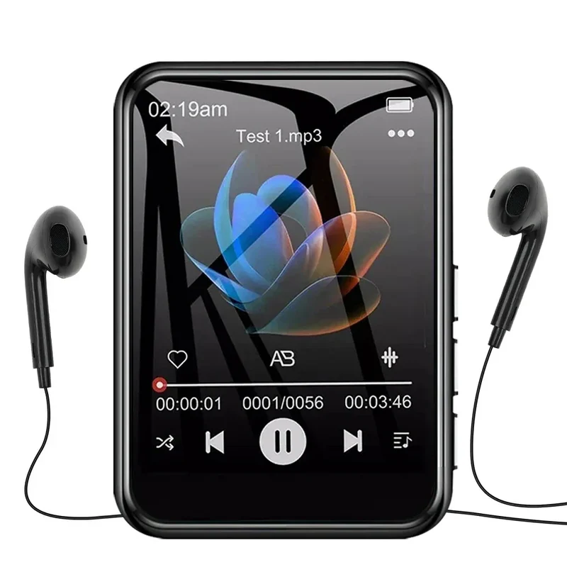 128G MP3 Player Bluetooth 5.4 HiFi MP3 Music Player Built-in Speaker 2.4inch Touch Screen MP4 Player with E-book/Video Recording