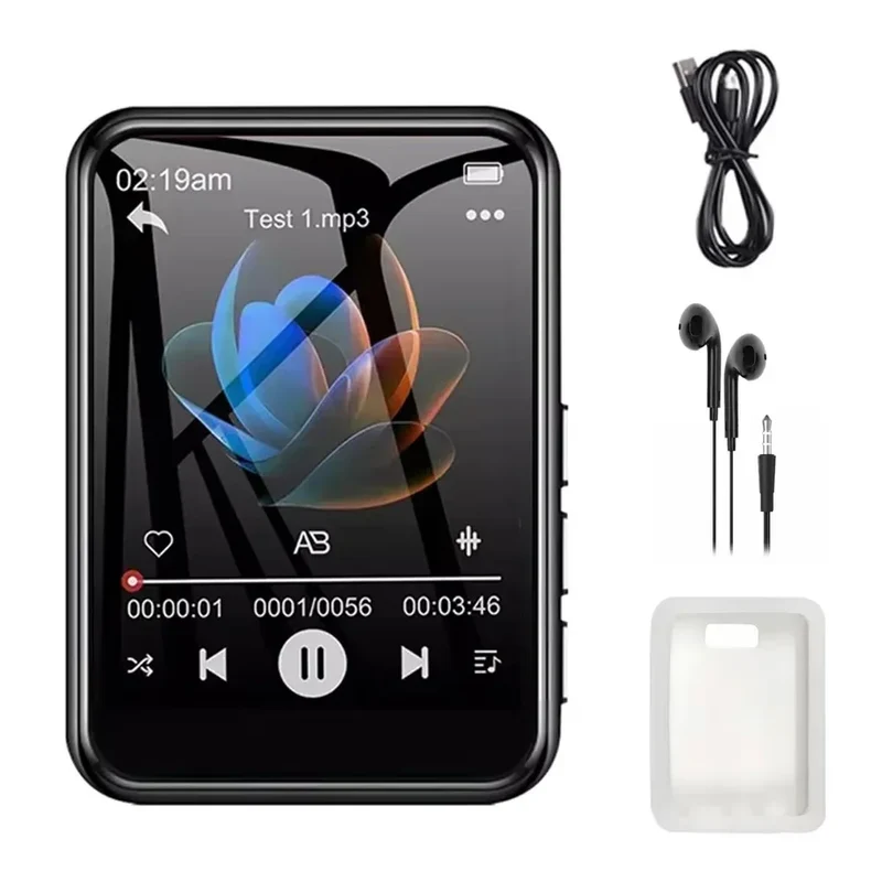 128G MP3 Player Bluetooth 5.4 HiFi MP3 Music Player Built-in Speaker 2.4inch Touch Screen MP4 Player with E-book/Video Recording