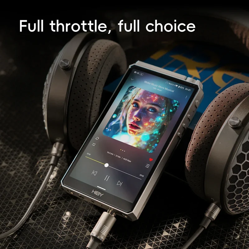HiBy R6III 2025 / R6 Gen 3 Android 12 Music Player MP3 USB DAC HIFI WiFi Bluetooth 5.0 CS43198 *4 MQA16x DSD512 PCM768 4500mAh