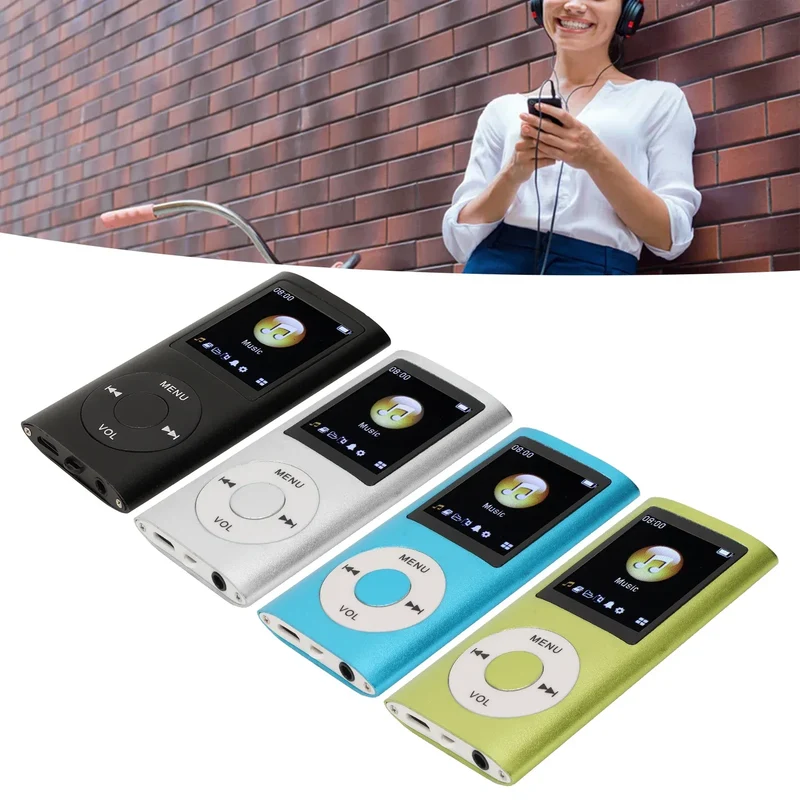 1.8 Inch LCD Screen MP3 Player Stylish Multifunctional Lossless Sound Slim Portable MP3 Music Player