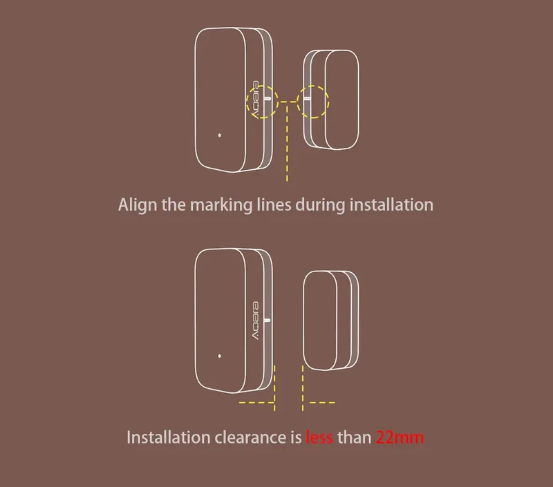Aqara Door Window Sensor Zigbee Wireless Connection Smart Mini Door Sensor Work With APP HomeKit Mi Home For Xiaomi Smart Home