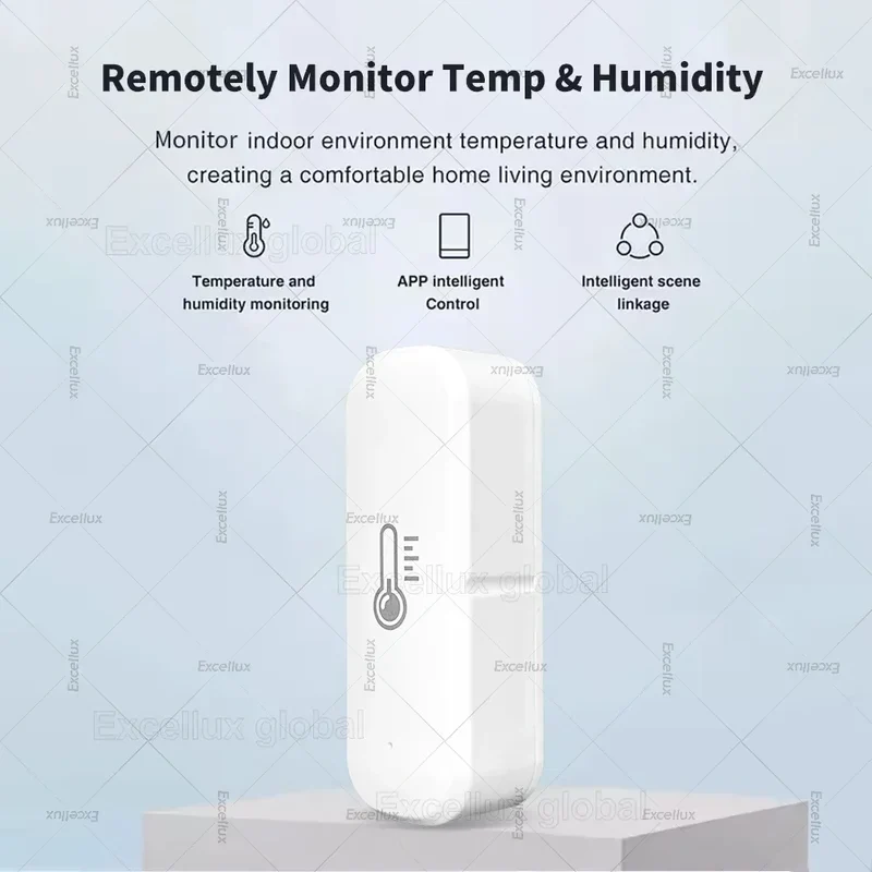 Zigbee Smart Temperature Humidity Sensor Optional With Waterproof Probe For Tuya Zigbee2MQTT Home Assistant Aquarium Tank Fridge