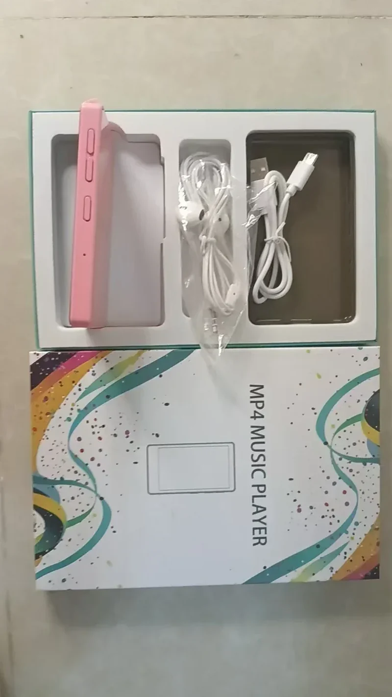 MP3 MP4 HIFI Stereo Player 3.97-inch 1080P HD Full-Screen Touch with Bluetooth and 2.4G/5G WiFi FM Radio Recording Ebook
