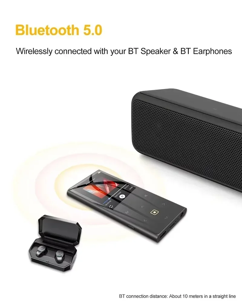 BEN JIE M2 mp3 player 32GB bluetooth Lossless HiFi Portable Audio Walkman FM Radio EBook Voice Recorder music player плеер mp3
