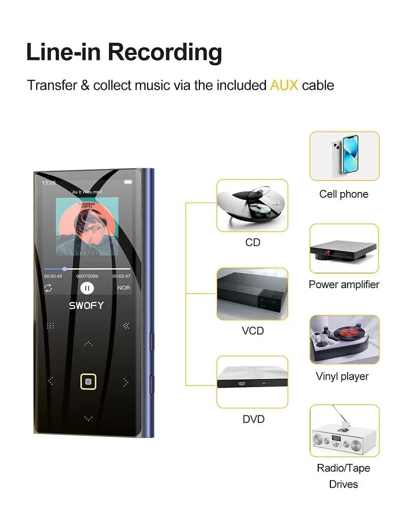 BEN JIE M2 mp3 player 32GB bluetooth Lossless HiFi Portable Audio Walkman FM Radio EBook Voice Recorder music player плеер mp3