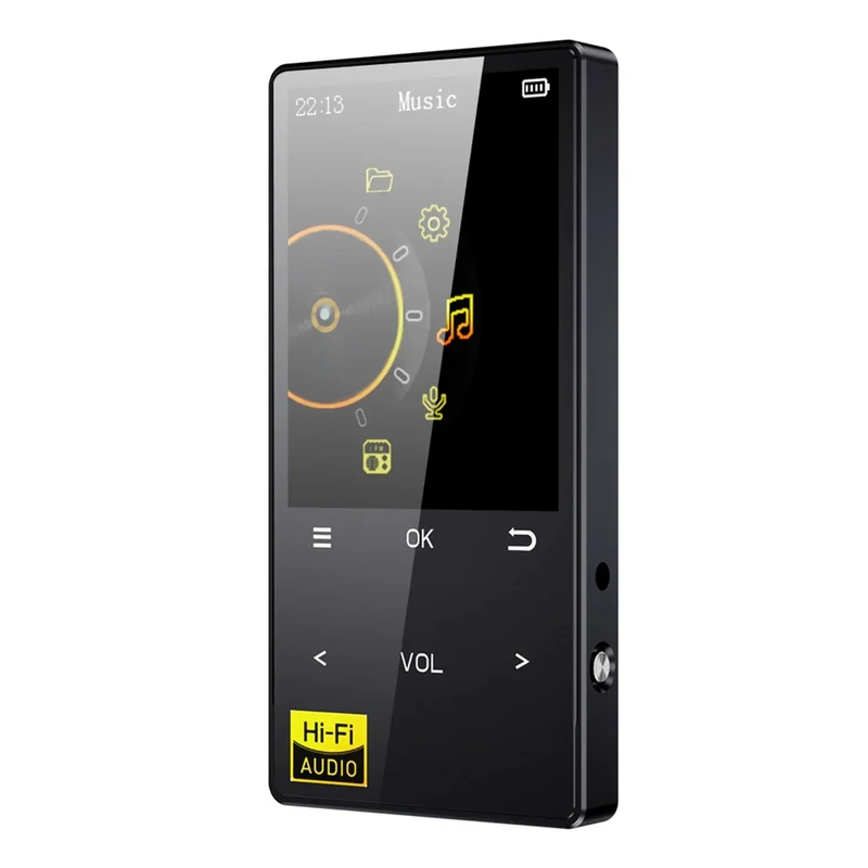 Hi-Fi MP3 Player with Bluetooth and WiFi Lossless DSD High Definition Portable Hi-Fi Digital Audio Music Player Voice Recorder