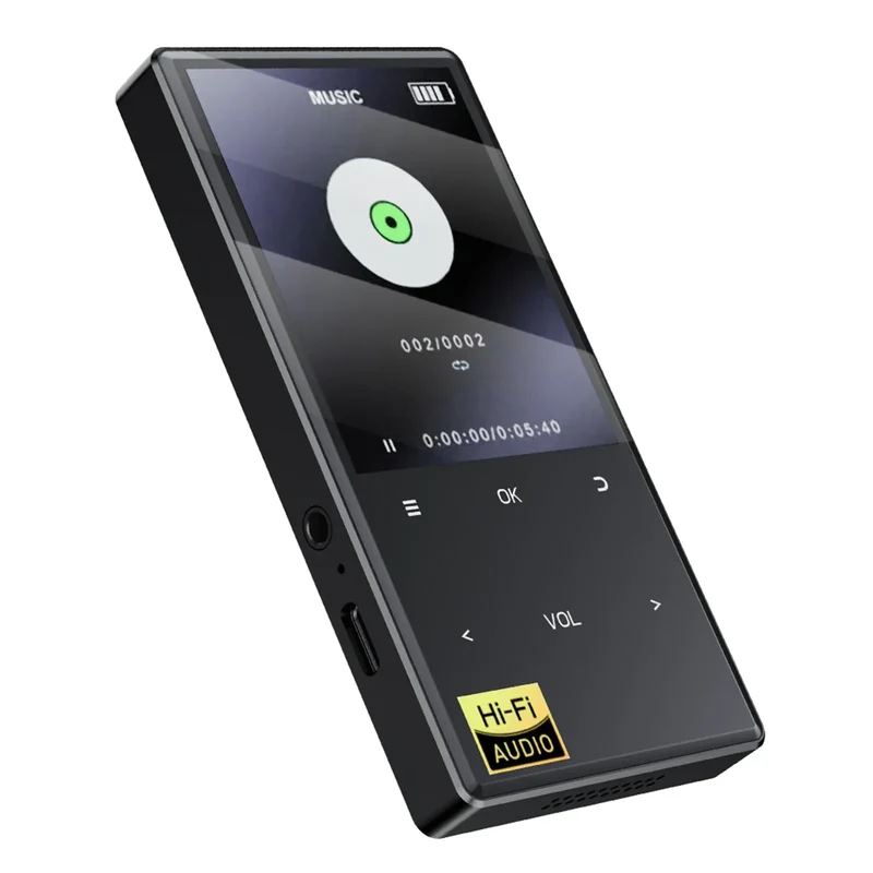 Hi-Fi MP3 Player with Bluetooth and WiFi Lossless DSD High Definition Portable Hi-Fi Digital Audio Music Player Voice Recorder