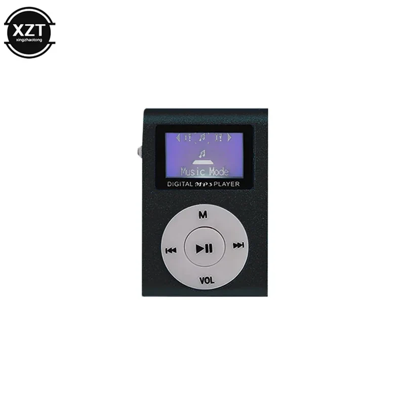 Mini MP3 Portable TF Card SD Card Slot Metal Clip USB Sport Digital Music Walkman Lightweight For Sports Running Citywalk