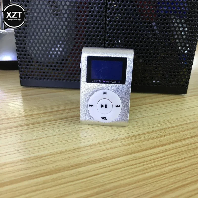Mini MP3 Portable TF Card SD Card Slot Metal Clip USB Sport Digital Music Walkman Lightweight For Sports Running Citywalk