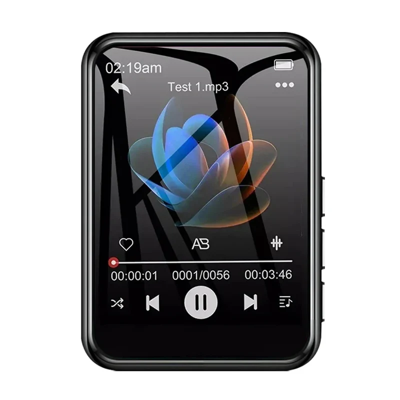 8-128GB MP3 Music Player Full Screen Touch MP4 Bluetooth Built-in Speaker Portable HiFi Music Player Video Playback recording