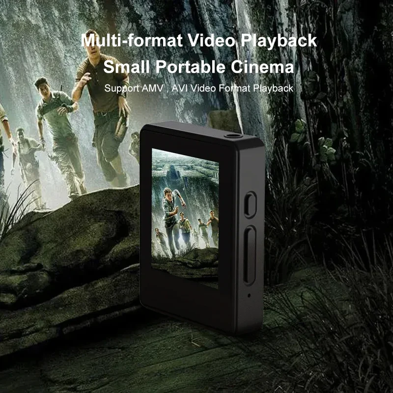 8-128GB MP3 Music Player Full Screen Touch MP4 Bluetooth Built-in Speaker Portable HiFi Music Player Video Playback recording