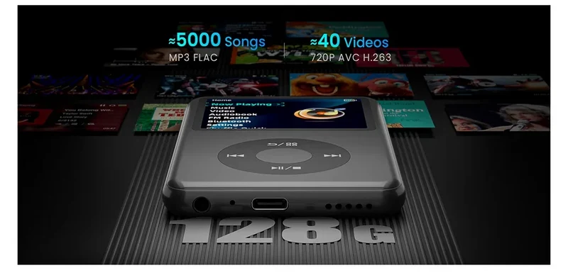 Portable mp3 player bluetooth speakers & video, radio receiver, digital music player, innioasis y1 Hifi audio walkman