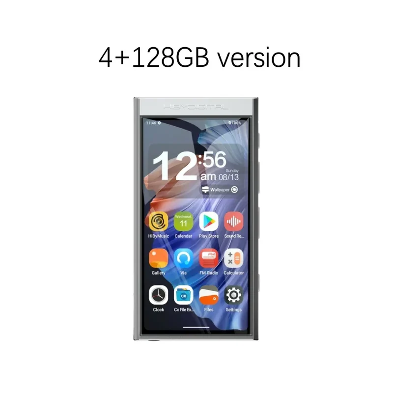 HiBy Digital M300 Android 13 Music Player MP3 HiFi Audio Bluetooth WiFi DSD256 FM Radio Dual Mic Built-in Speaker IPS 29hr 128GB