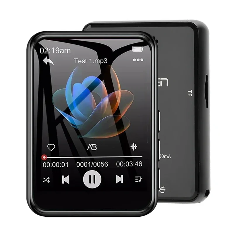Bluetooth 5.4 MP3 Player Full Screen Walkman Music Player Novel Reading E-book Mp4 Video Player With Earphone Video Recording