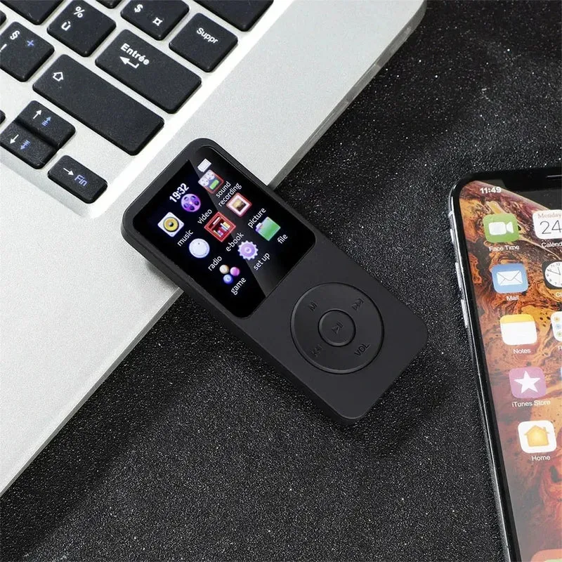 Type-C Port MP3 Bluetooth Player Fast Charging 5.4 Bluetooth Version Running, Fitness, Exercise Walkman Scalable Memory Card